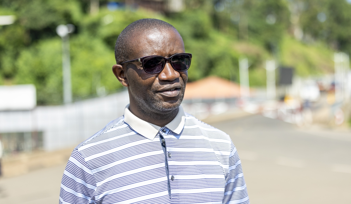 Pastor Theoneste Ngirinshuti, at Rusizi 1 Border Post in Rwanda, shortly after he cleared with immigration, upon return back home from neighbouring Bukavu, the capital of DR Congo&#039;s South Kivu Province, on Sunday, February 16.