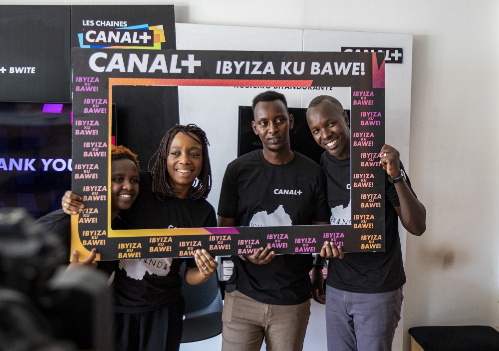 CANAL+ Rwanda has launched the ‘Ibyiza Ku Bawe’ campaign Season 2, on Tuesday, February 18. ‘Ibyiza Ku Bawe’ translated as The Best for The Best, aims to offer premium entertainment experiences. All photos by Dan Gatsinzi