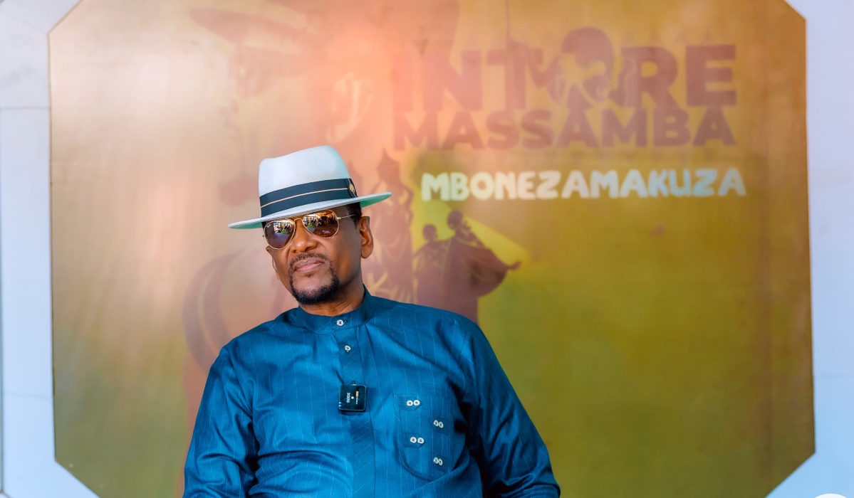Rwanda&#039;s iconic musician Massamba Intore sheds light on his 12th album &#039;Mbonezamakuza&#039; during a press conference in Kigali on Wednesday, February 19-Photo by Inyarwanda