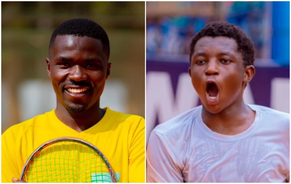 Etienne Niyigena (L) and Claude Ishimwe.