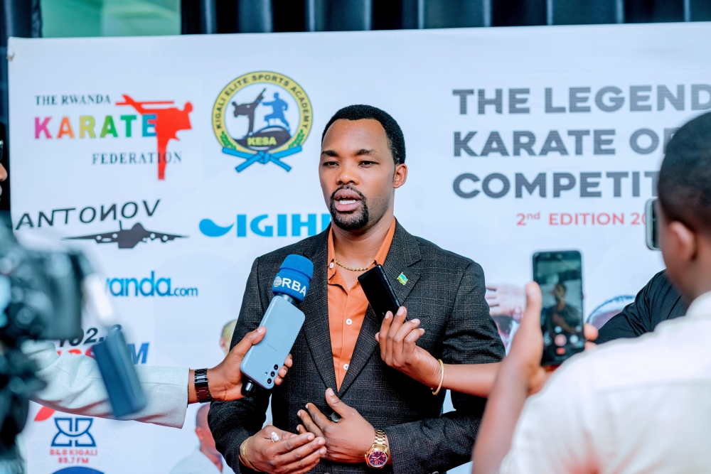 Claude Nkurunziza won the first edition of the Legends Karate Open Competition.