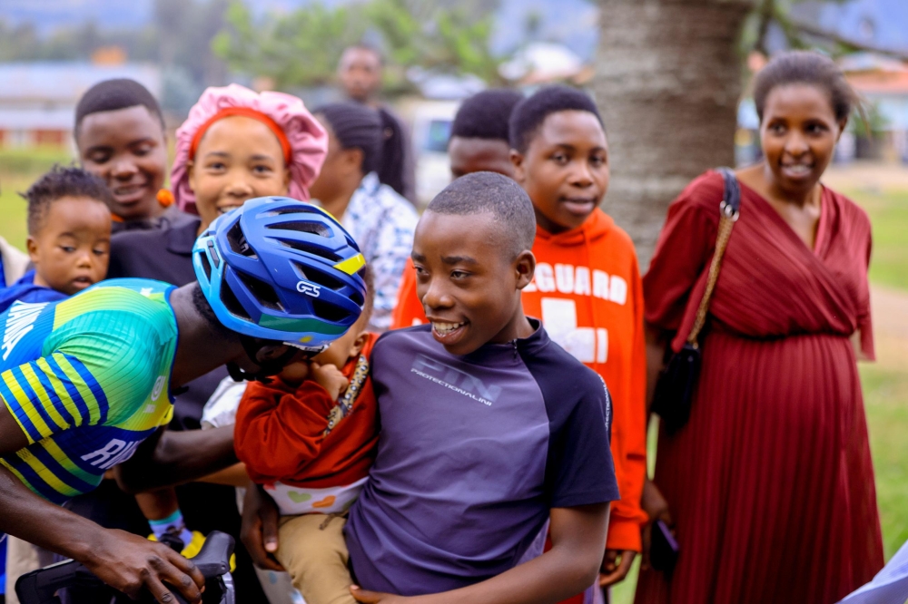 Team Rwanda rider Moise Mugisha has said he was moved to see his family supporting him during Wednesday&#039;s Stage 3 from Musanze to Rubavu-courtesy