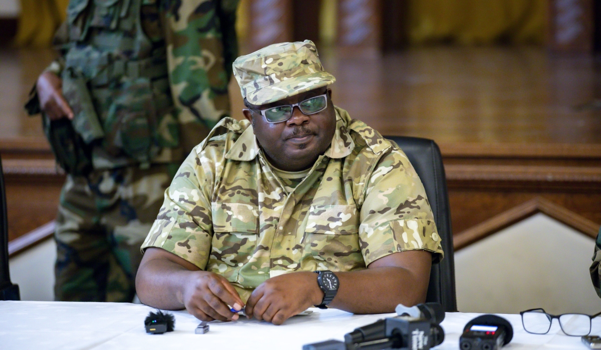 Moments after the attack, Bertrand Bisimwa, one of the senior rebel leaders, pointed an accusing finger at neighbouring Burundi. Photo by Emmanuel Dushimimana