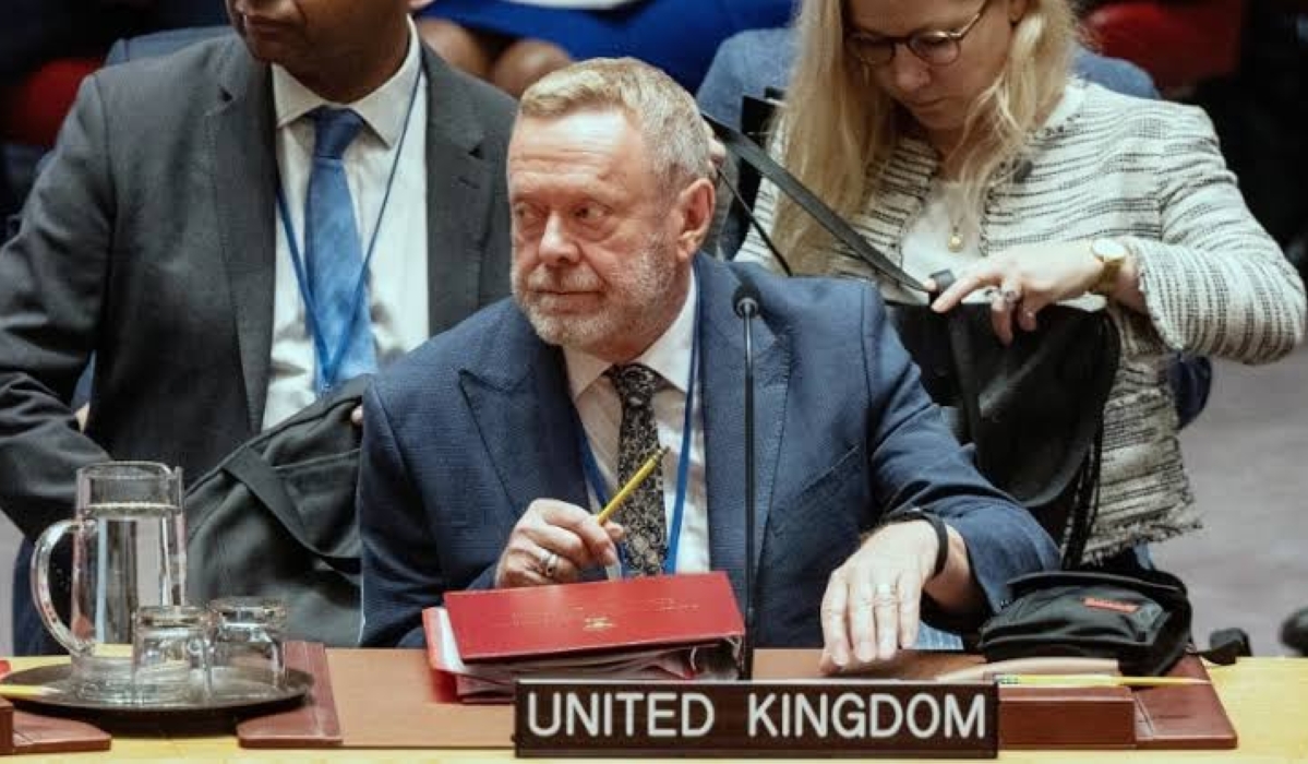 UK Minister for Africa, Lord Ray Collins.