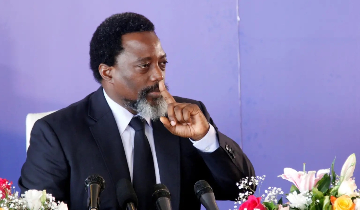 Former DR Congo President Joseph Kabila.