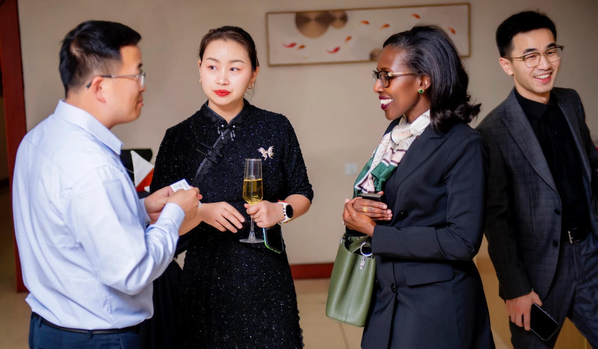Ecobank CEO Carine Umutoni interacts with members of Chinese community during , Ecobank&#039;s special engagement with its esteemed Chinese Business Community on February 28, 2025. Courtesy