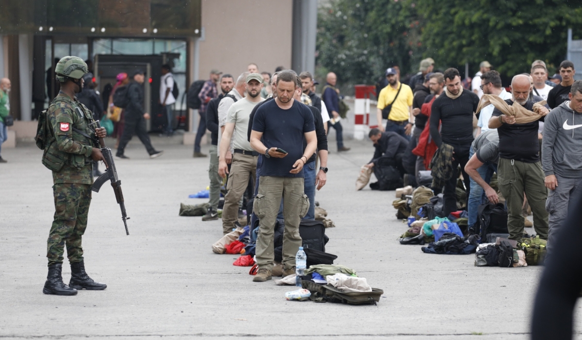 European mercenaries surrendered to M23 rebels and were allowed to cross into Rwanda before they were facilitated to take flights to their countries on Wednesday, January 29. Courtesy
