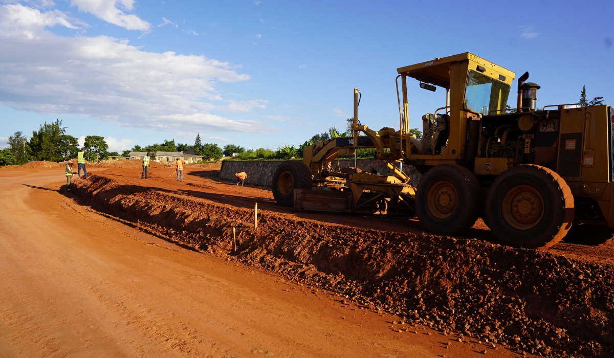 Road construction in Kigali. CRAISH BAHIZI