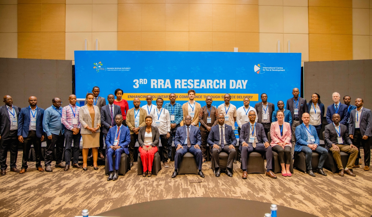 Officials pose for a photo during the 3rd RRA Research Day on Friday, March 7.