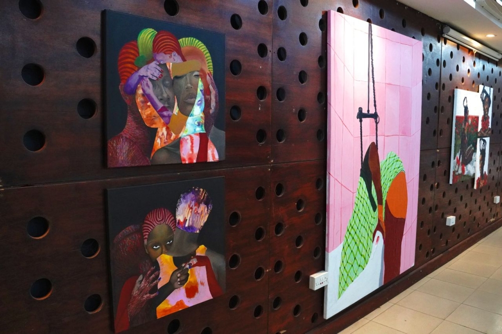 Inside the Walk With Me art exhibition held in Accra, Ghana, on March 5-courtesy photos