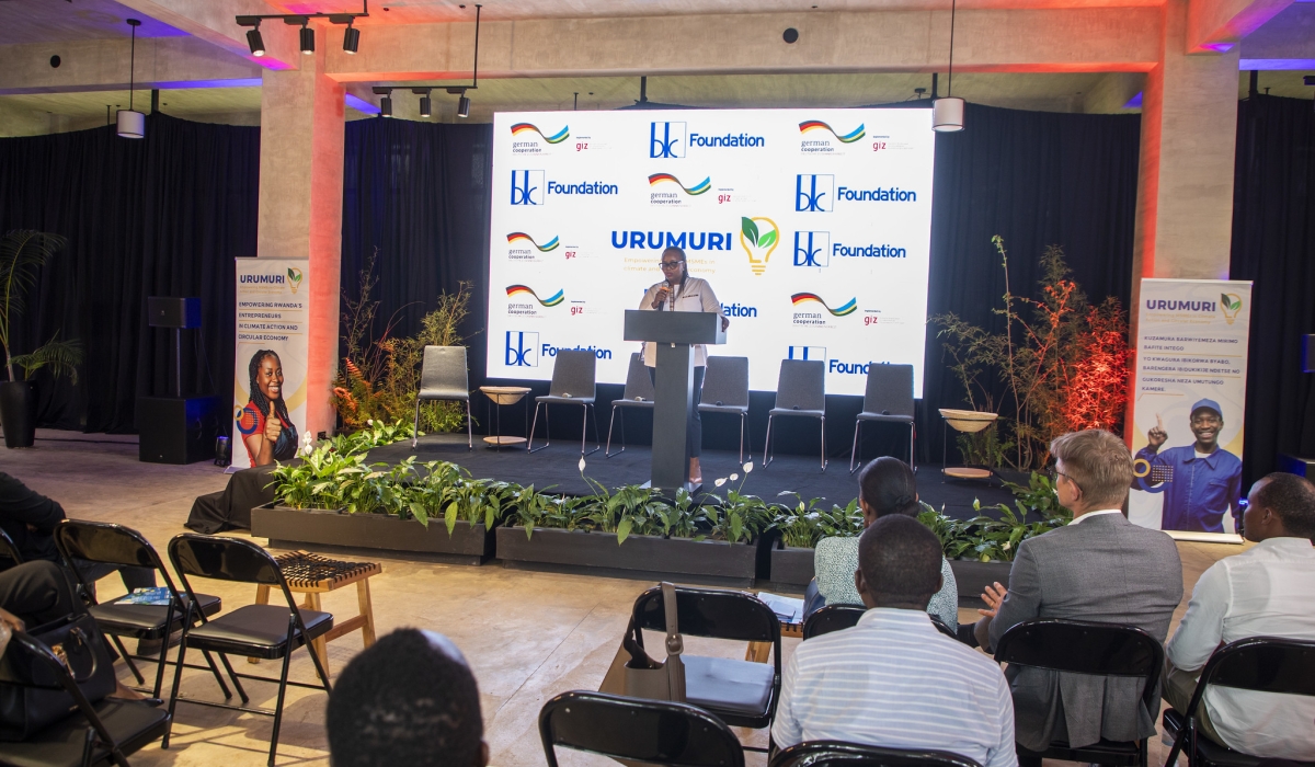BK Foundation, in partnership with GIZ Rwanda, has launched the first edition of the Urumuri Initiative to support entrepreneurs in the circular economy on Friday, March 7. Craish Bahizi