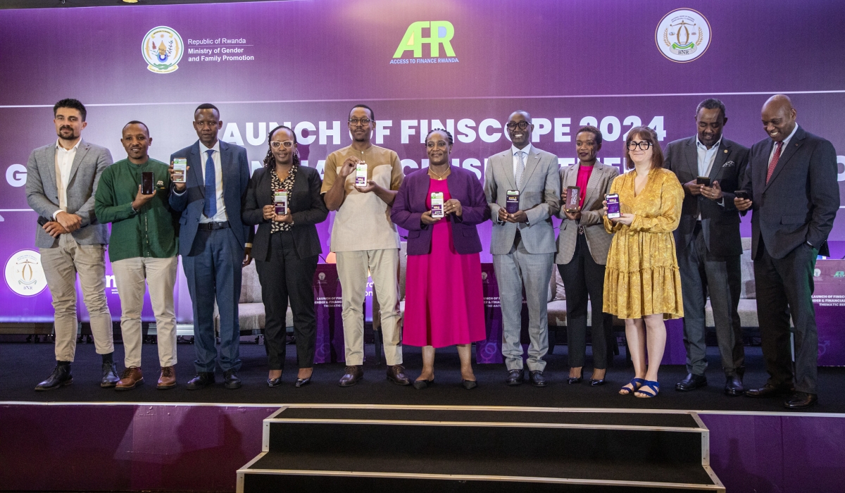 Finscope 2024 Gender and Financial Inclusion Thematic Report, was launched on March 7. PHOTOS BY DAN GATSINZI