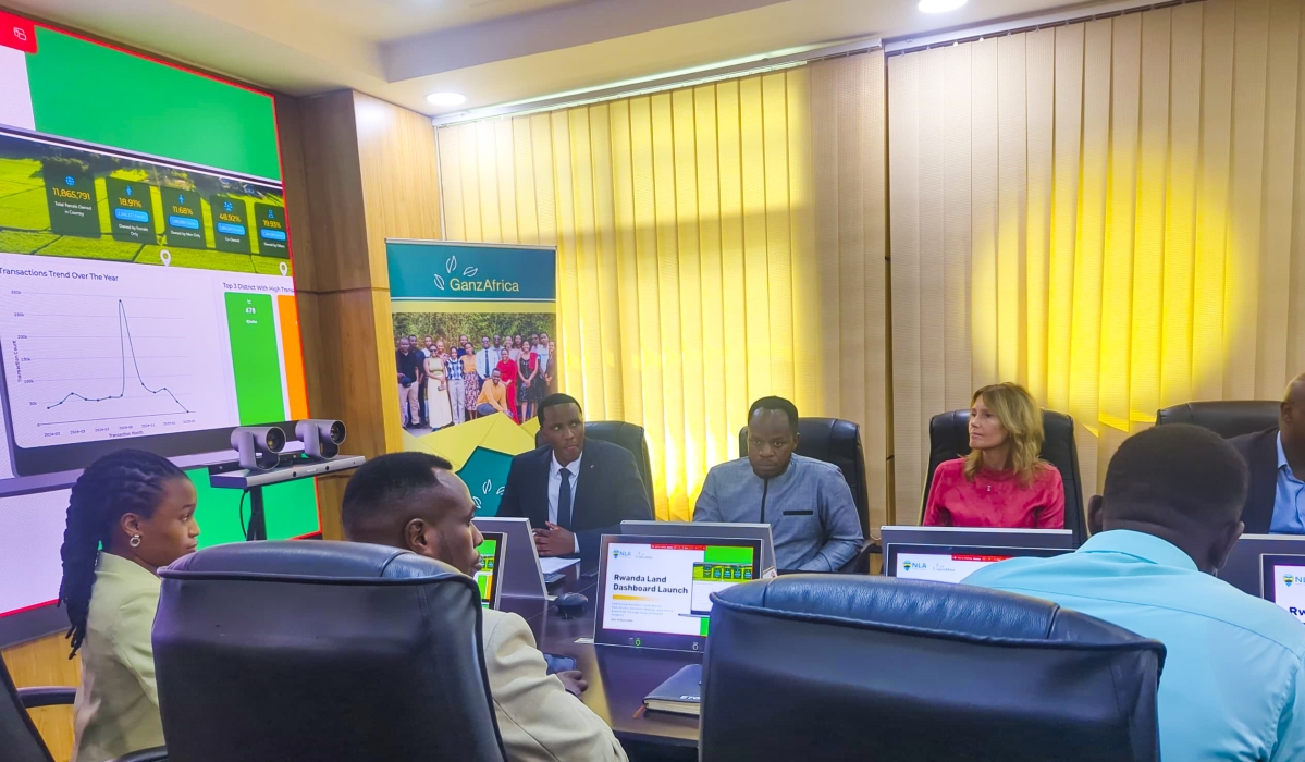 Rwanda launches a land dashboard which is a fully automated platform on Monday, March 10. Courtesy..