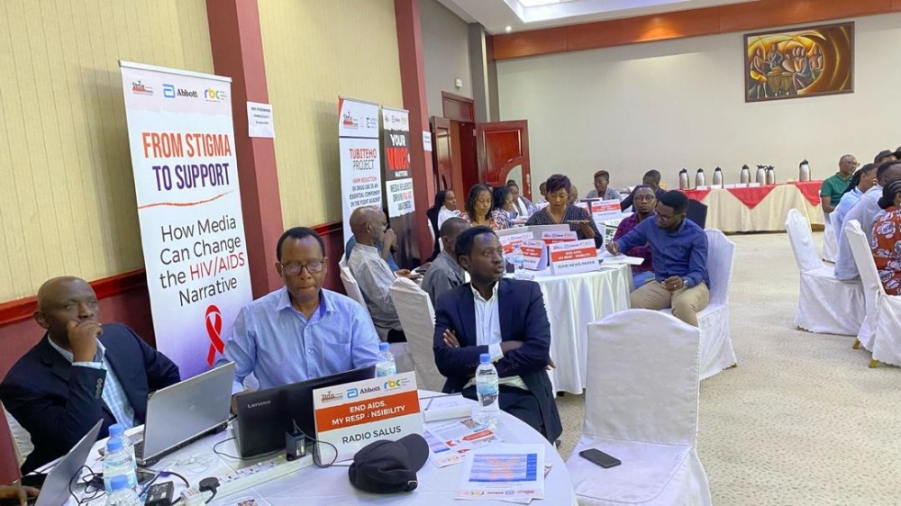 Journalists during a two-day media training on HIV/AIDS awareness and ethical reporting in Kigali from March 12. PHOTO BY JOAN MBABAZI