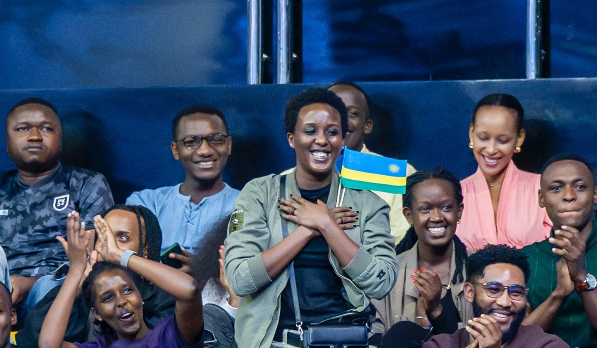 Renowned DJ Ira was visibly excited after president Paul  Kagame approved her nationality request during his citizen outreach at BK Arena on Sunday, March 16-Photos by Olivier Mugwiza