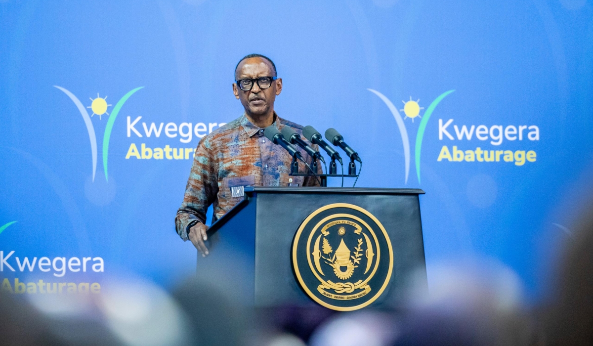 President Kagame addresses thousands of delegates during a Presidential Citizen Outreach event at BK Arena on Sunday, March 16. Photos by Olivier Mugwiza