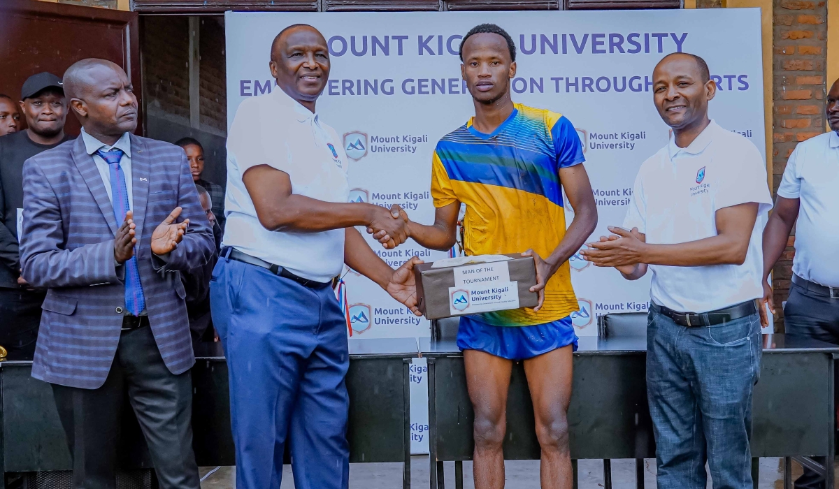 Cristian Ingabire of CGFK was named Player of the Tournament