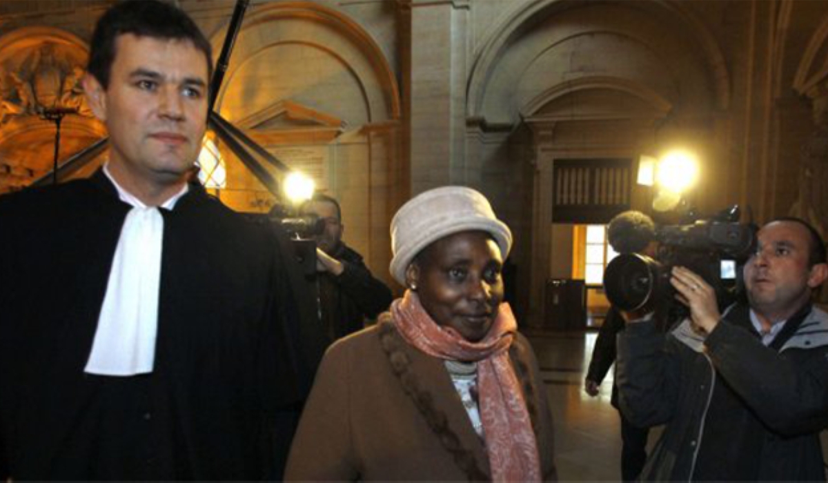 Agathe Kanziga, the wife of former Rwandan president Juvénal Habyarimana.