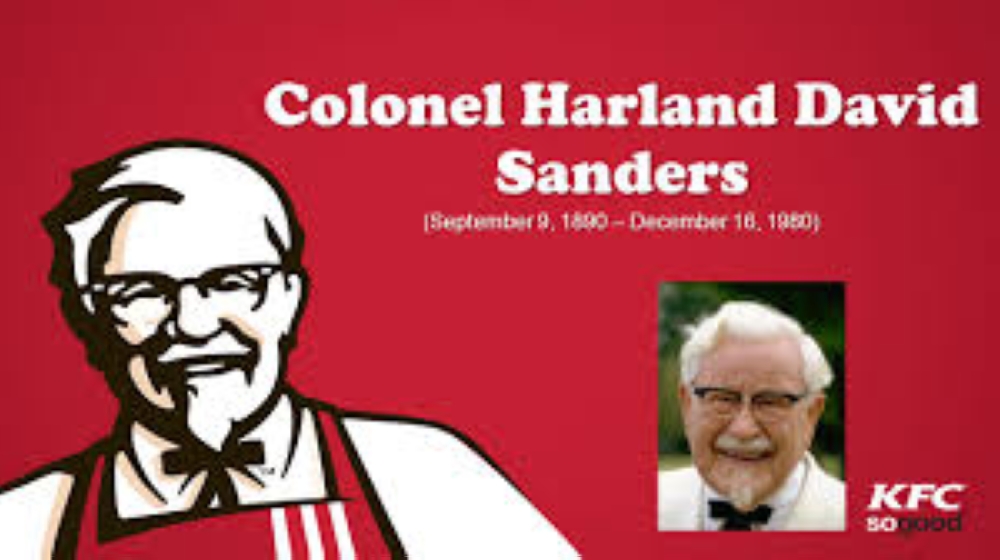 Colonel Harland David Sanders.