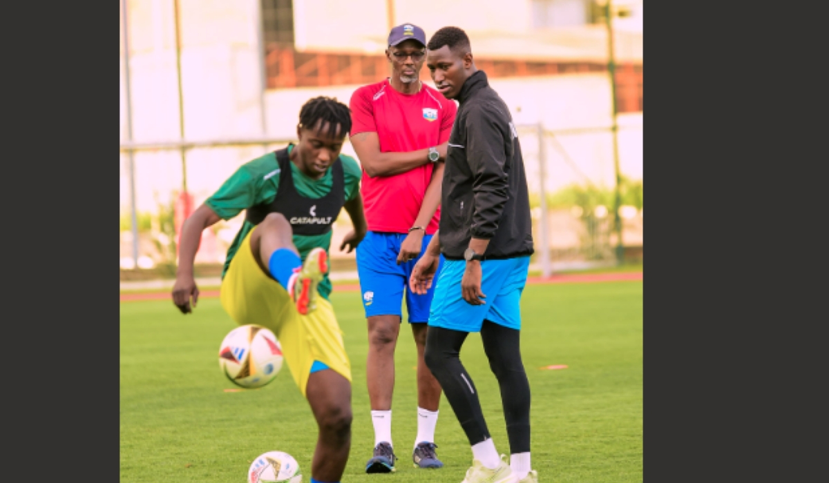 Rwanda assistant coach Eric Nshimiyimana (c) has said his team has picked positives ahead of Tuesday&#039;s World Cup 2026 qualifier against Lesotho-Photo by RBA