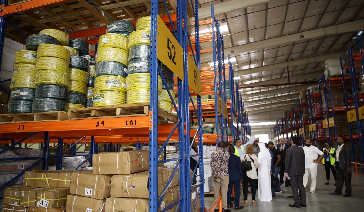 Some imported goods at Dubai Port in Masaka. In February 2025, the Rwandan government announced an environmental levy on imported goods packaged in plastic materials and single-use products.  Craish Bahizi