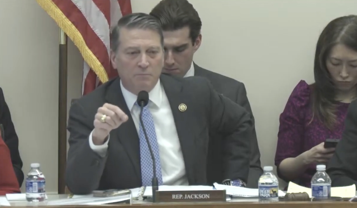 US Congressman Ronny Jackson.