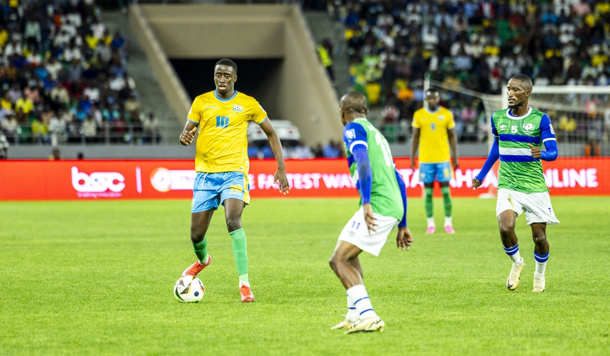 Rwanda were held to a 1-1 draw by Lesotho in the World Cup 2026 qualifiers at Amahoro Stadium on Tuesday, March 25-Photo by Olivier Mugwiz