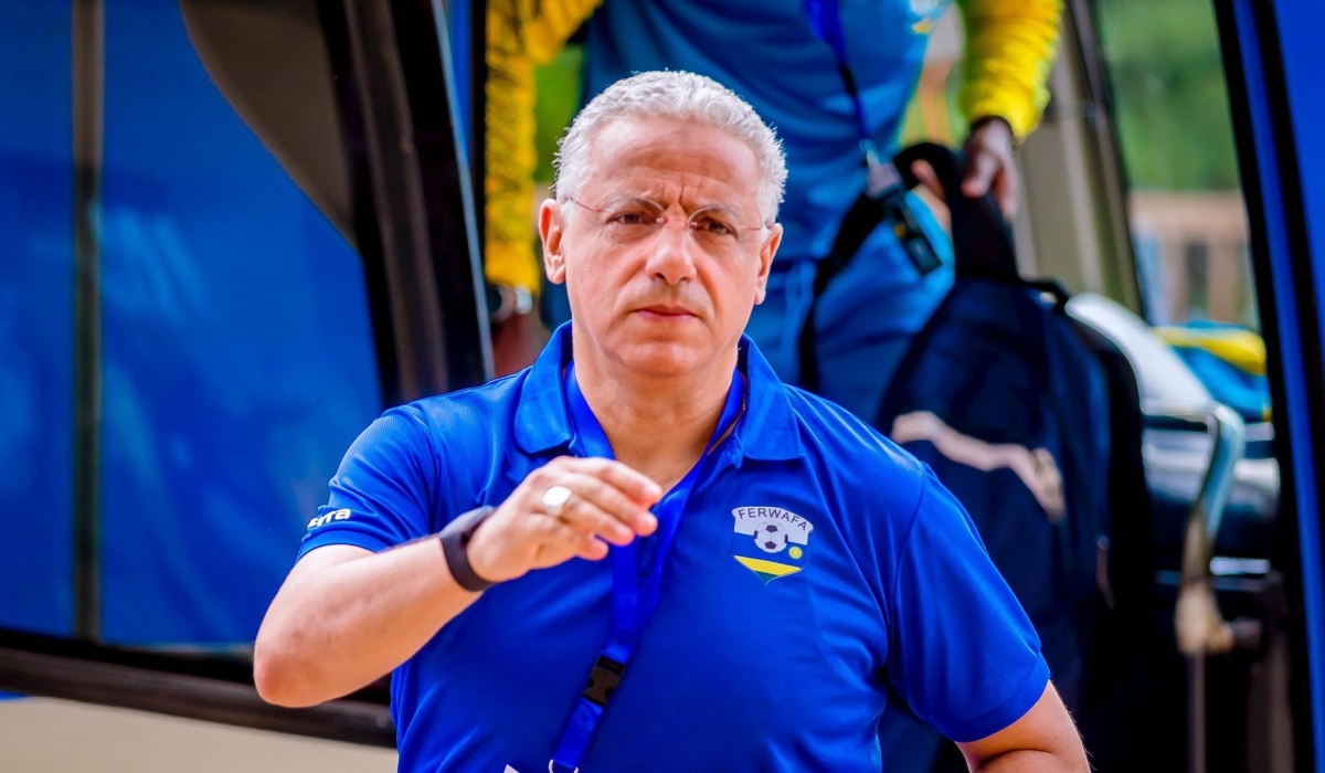 Adel Amrouche managed just one point from his first two matches as Rwanda head coach-courtesy