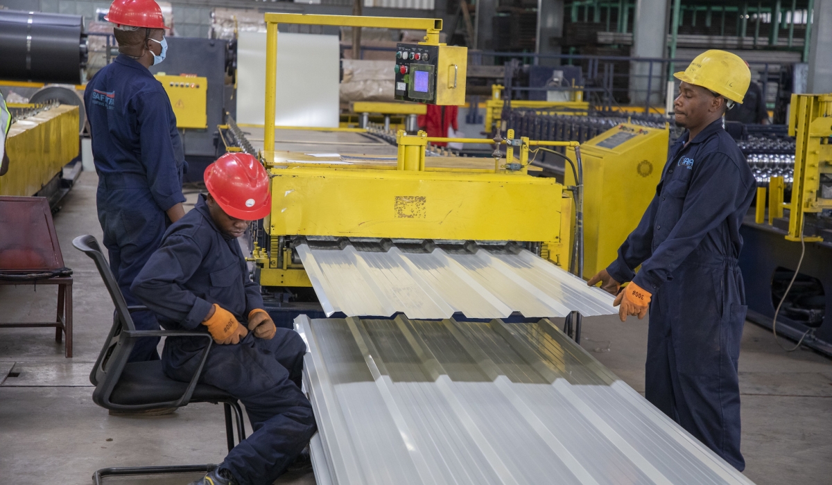 The Rwandan government plans to establish a fund that will address industrial underutilization to boost manufacturing output. PHOTO BY CRAISH BAHIZI