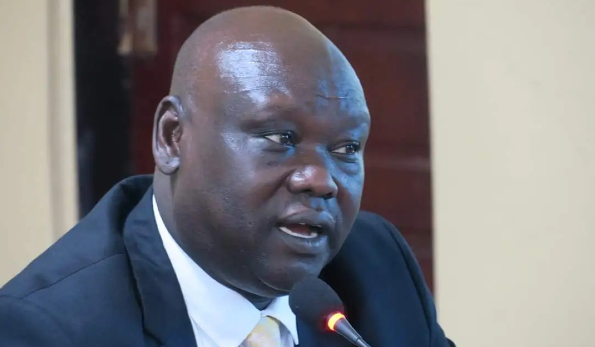 Stephen Par Kuol, a member of the SPLM-IO political bureau and minister of peacebuilding in the transitional unity government.