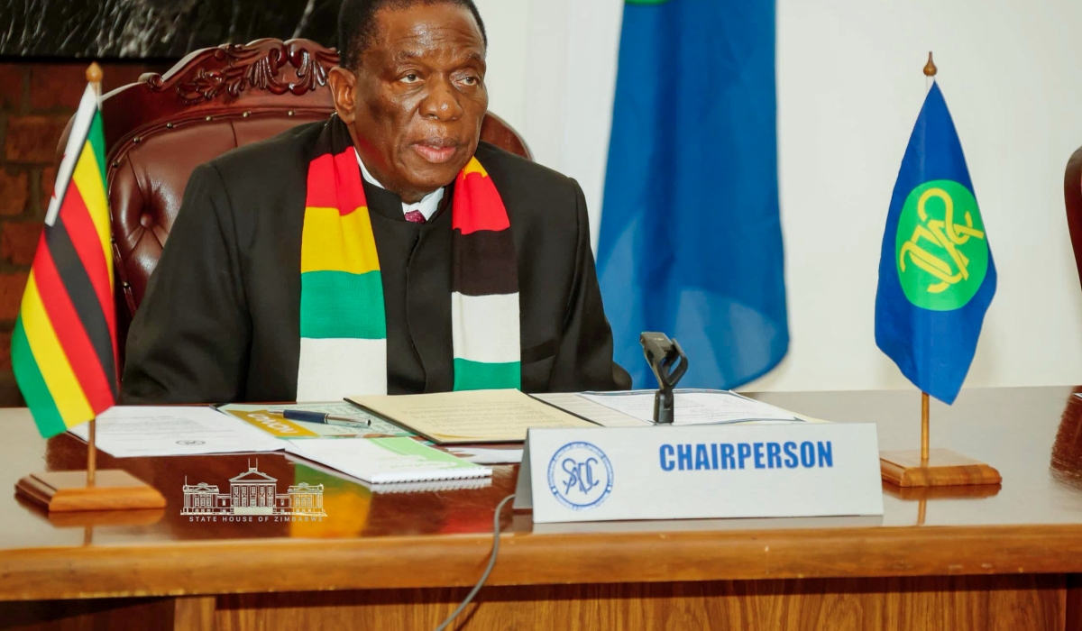 The Southern African Development Community (SADC) chairperson, Zimbabwe President Emmerson Mnangagwa.