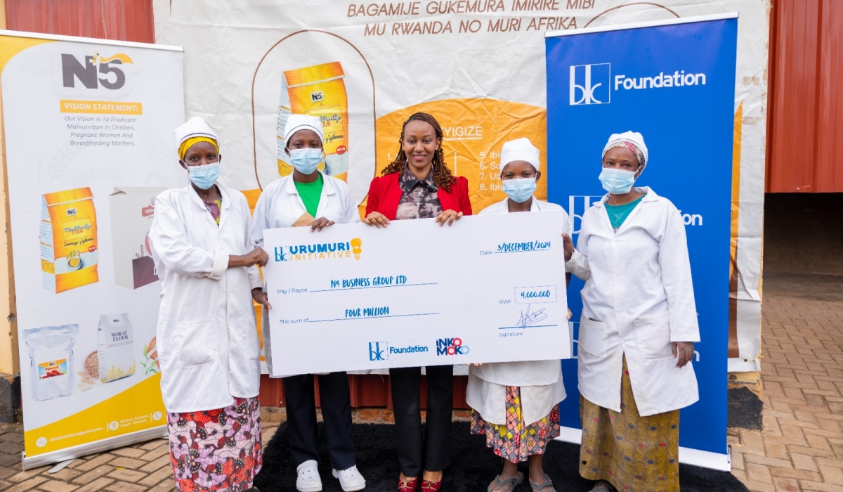 The 8th edition of the BK Urumuri Initiative recognised five innovative women-led agribusinesses for their remarkable contributions to environmental and climate change solutions. File