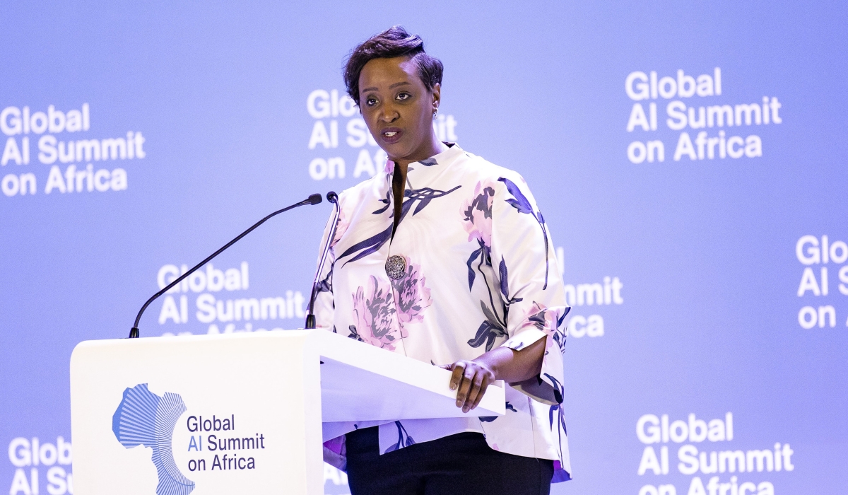 The declaration was unveiled by Crystal Rugege, the Managing Director of Rwanda’s Centre for the Fourth Industrial Revolution. PHOTO BY DAN GATSINZI