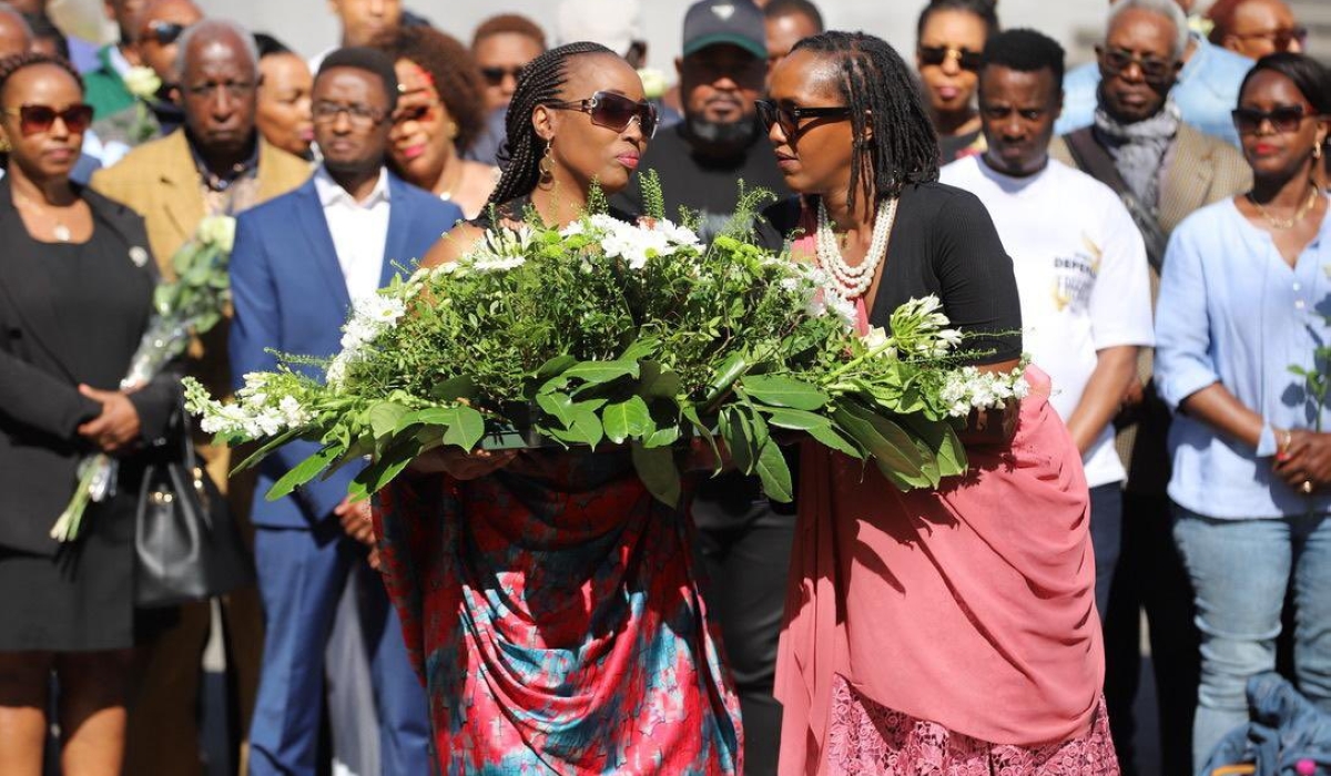 The Rwandan community in the Belgian city of Liege held a commemorative event for the 1994 Genocide against the Tutsi on April 13. Courtesy.
