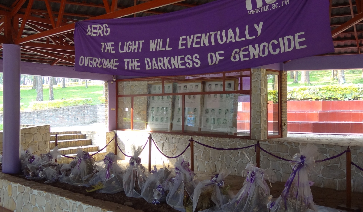 A genocide memorial for former students, staff of the Universite Nationale du Rwanda in Butare.