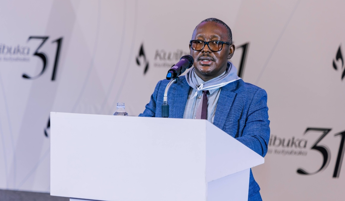 Prof Egide Kayitare shared a testimony about the discrimination he endured in his pursuit of education as a Tutsi student in the years prior to the massacres. Courtesy
