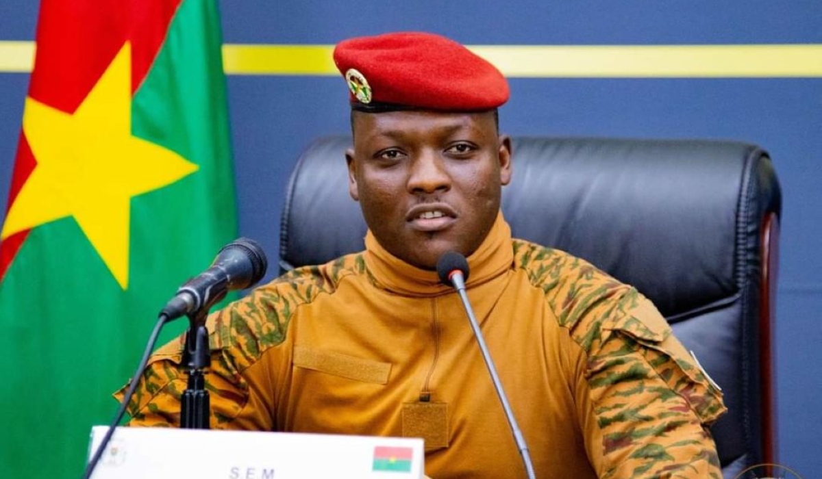 Burkina Faso President Captain Ibrahim Traoré. Internet