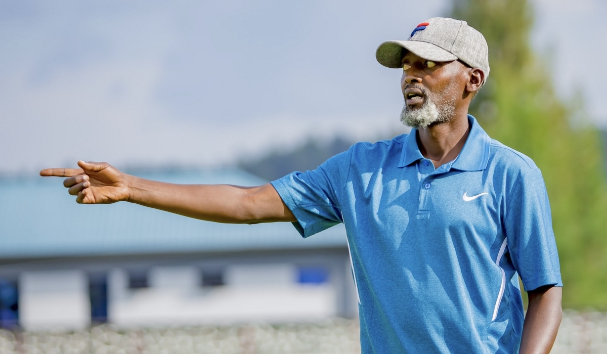Rutsiro FC head coach Moussa Gatera is not convinced with his players’ performance against APR on Saturday, April 26-courtesy