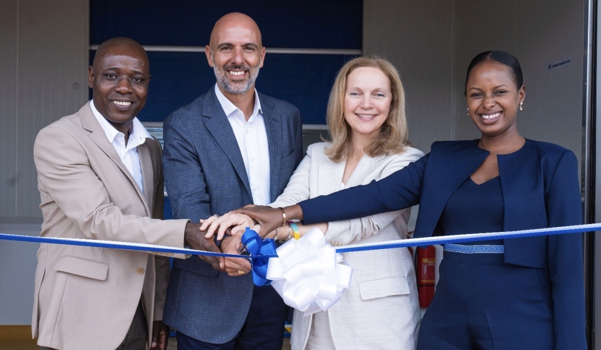 (From Left) Regis Manyange, Commercial Director, East Africa, Kerry; Jad Neaime, General Manager, Kerry Africa; Jill Clements, Deputy Head of Mission to Uganda and Rwanda, Embassy of Ireland; Belinda Kayihura, QSHE & Site Manager, Rwanda, Kerry.