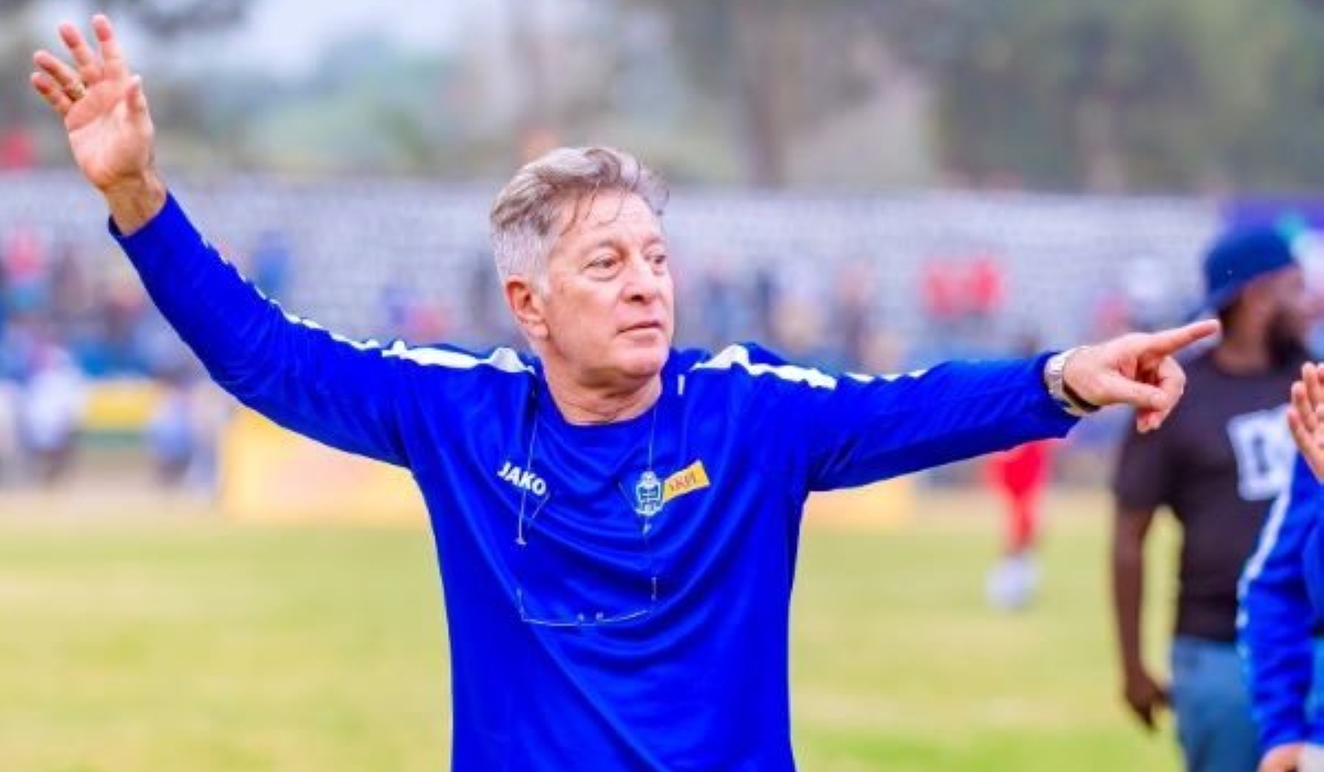 Rayon Sports head coach Robertinho Oliveira. Courtesy