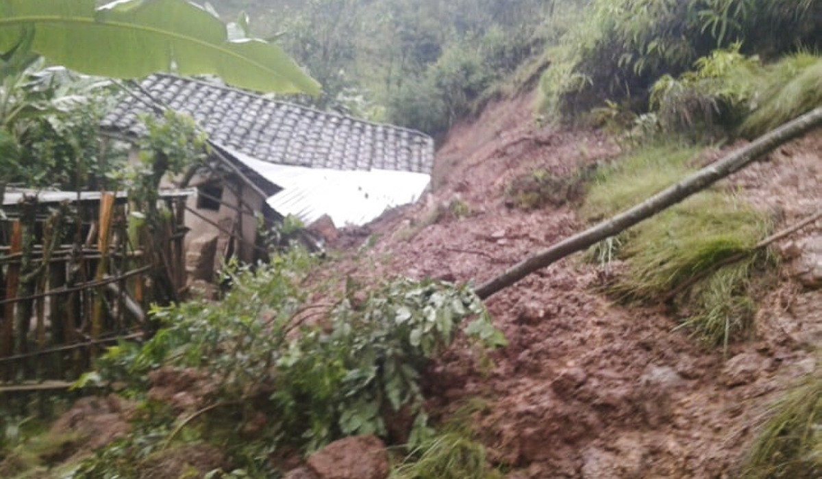 The government plans to relocate 100 households from areas prone to disasters in Muzo Sector, Gakenke District this year. Courtesy