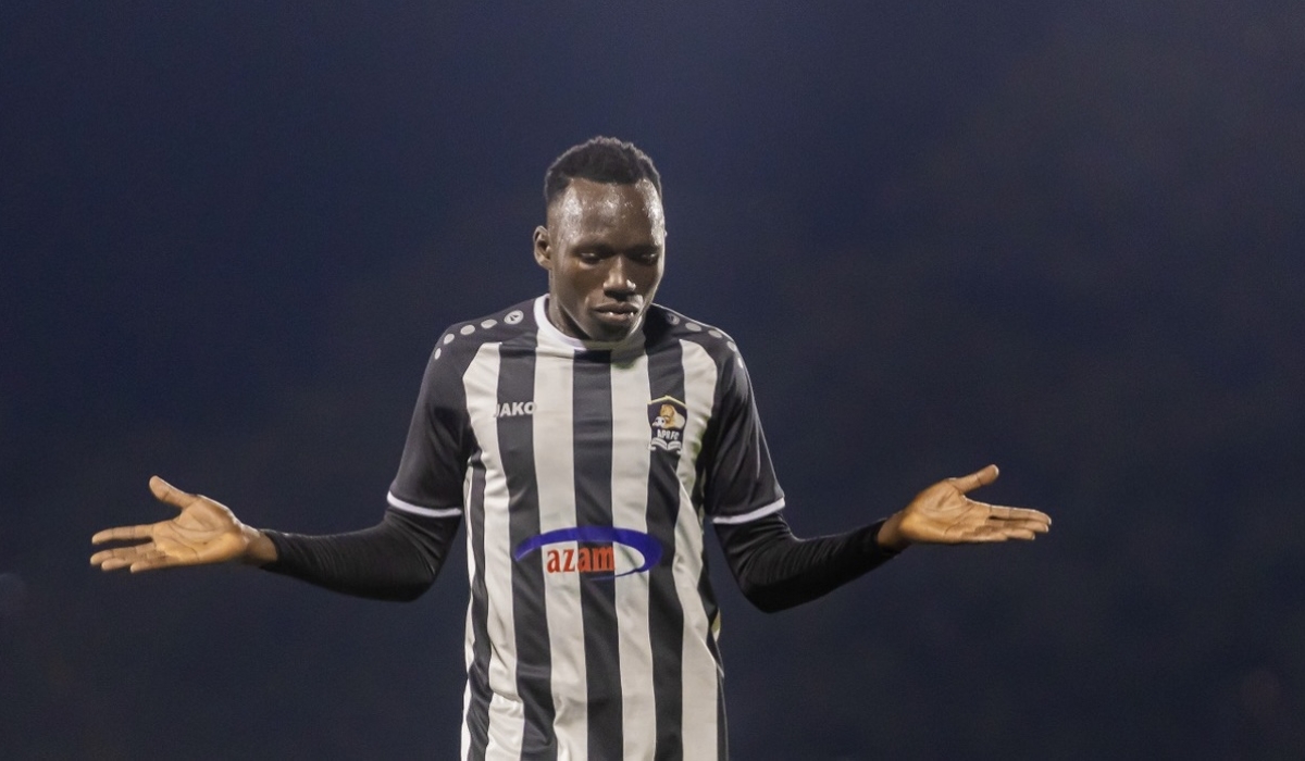 Ugandan winger Denis Omedi netted a double as APR defeated Marines 3-0 to move top of the table.