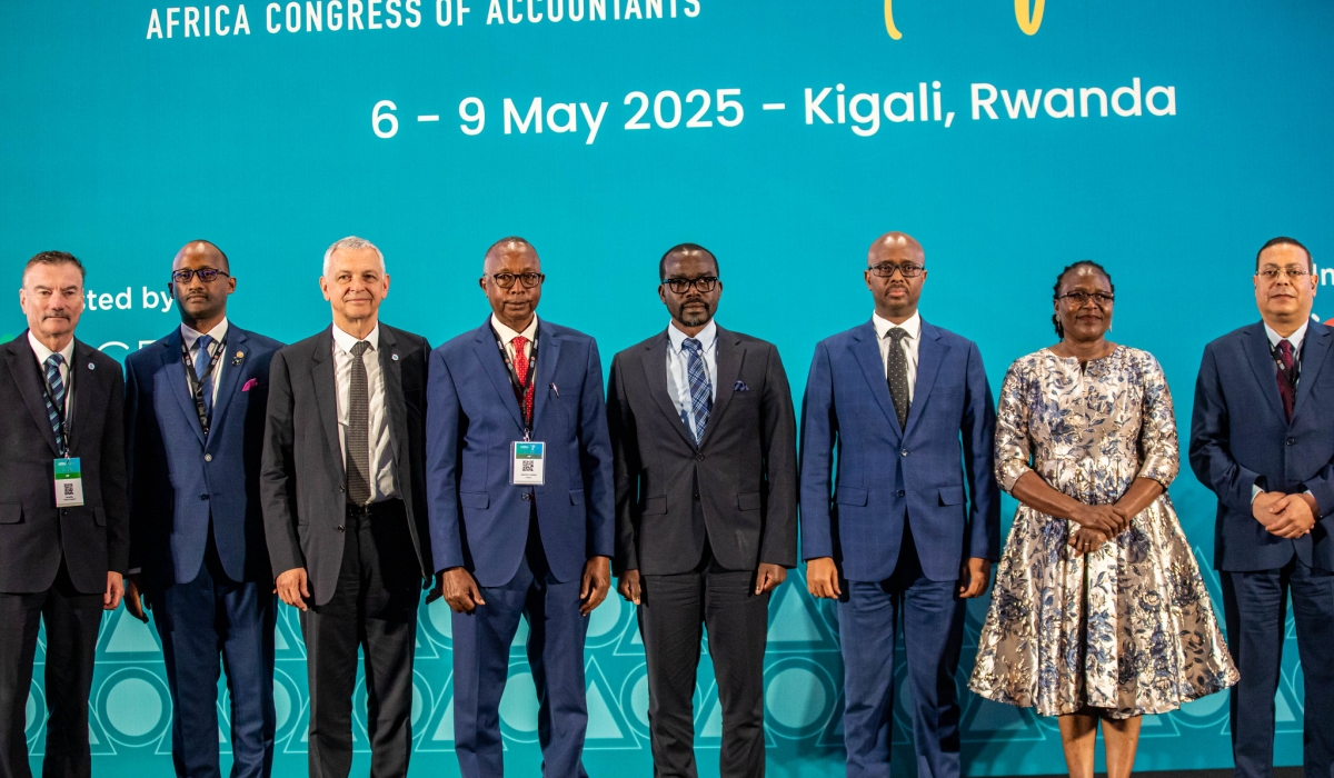 Officials pose for a group photo at the Africa Congress of Accountants (ACOA) on Tuesday, May 7
