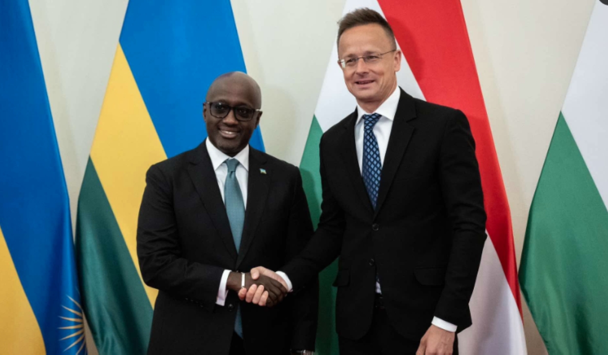 Rwanda&#039;s Minister of Foreign Affairs and International Cooperation, Olivier Nduhungirehe, met with his Hungarian counterpart Peter Szijjarto in Budapest on Monday, May 12.