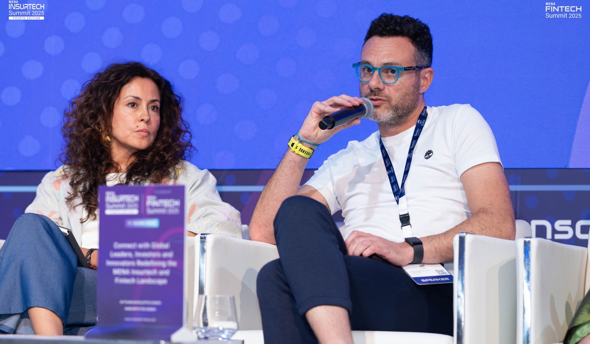 JP Fabr speaks  at the ‘MENA InsureTech Summit’ in Doha. Courtesy