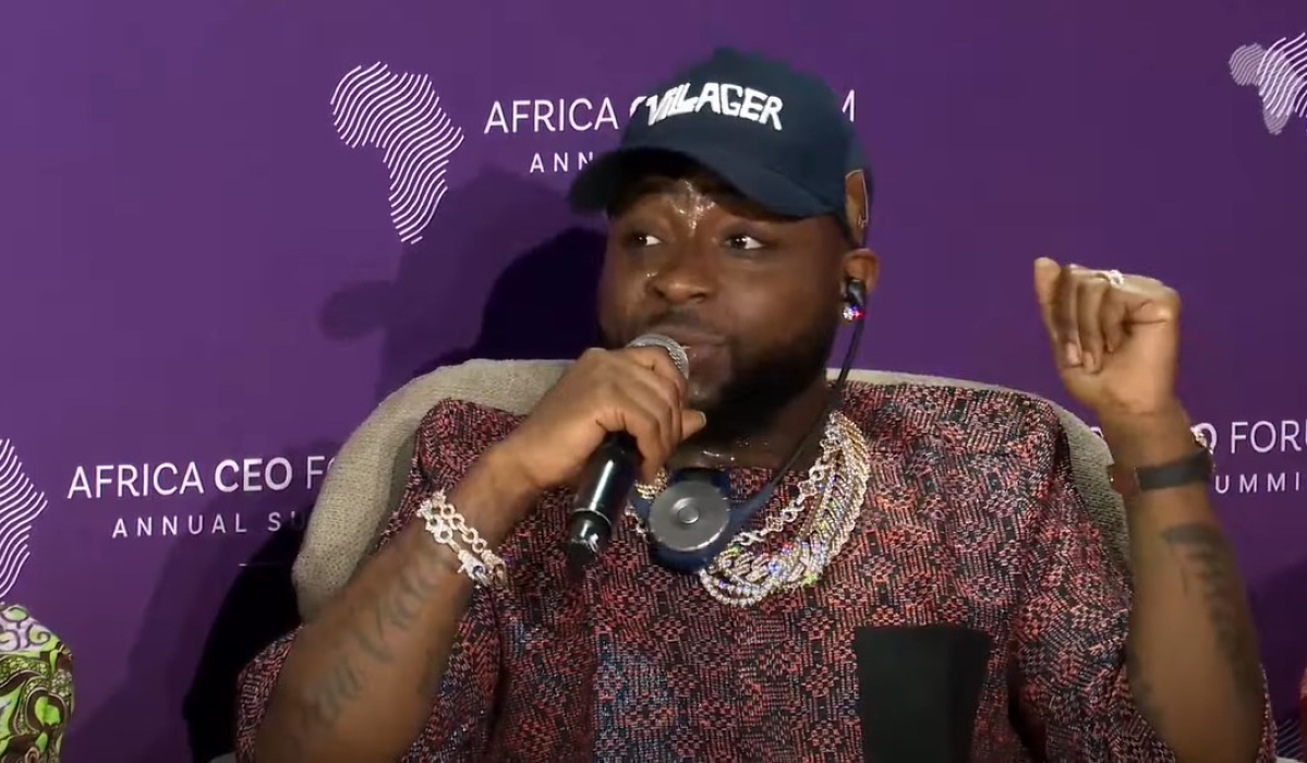 Global Afrobeats superstar David ‘Davido’ Adeleke speaks at the Africa CEO Forum in Abidjan, Côte d’Ivoire, on Tuesday, May 13. Courtesy