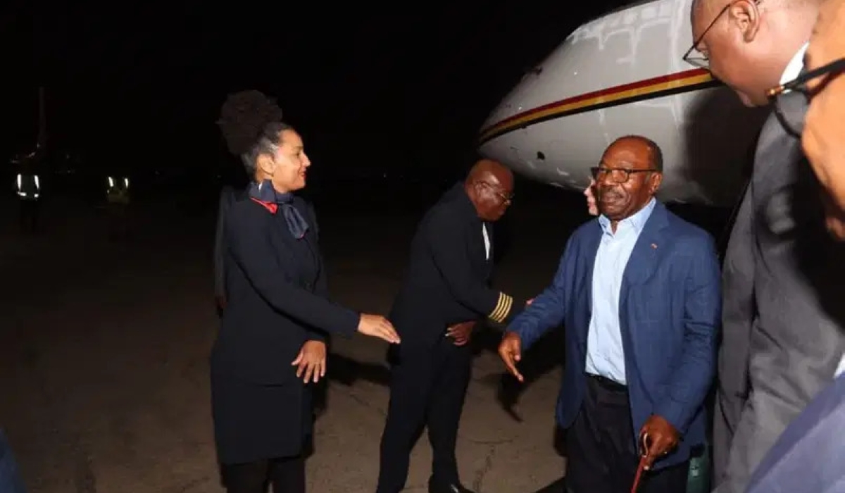 Former Gabon president Ali Bongo, ousted in a coup in 2023, has flown to Angola with his wife and son. Courtesy