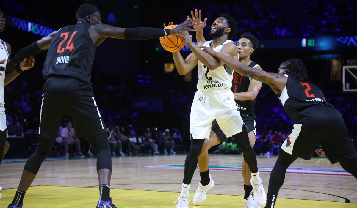 Chasson Randle scored 20 points to help APR win their first Nile Conference game against NCT on Saturday, May 17-Olivier Mugwiza