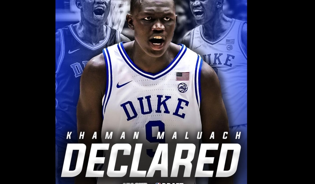 Duke center Khaman Maluach in April declared for NBA Draft 2025. The South Sudan prospect would become latest African player to join NBA-courtesy