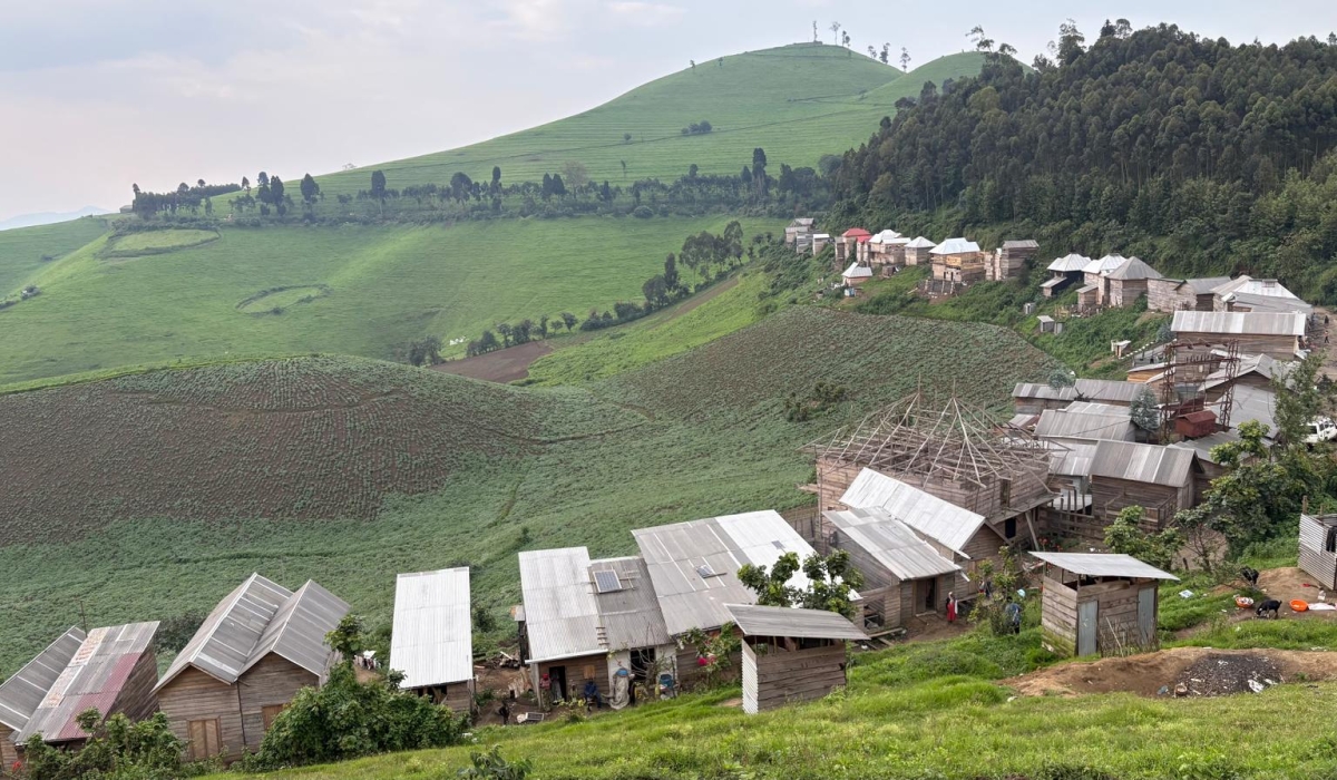 Nturo village slowly rebuilding after 300 homes of Tutsi residents were burned to the ground by FDLR in October 2023.